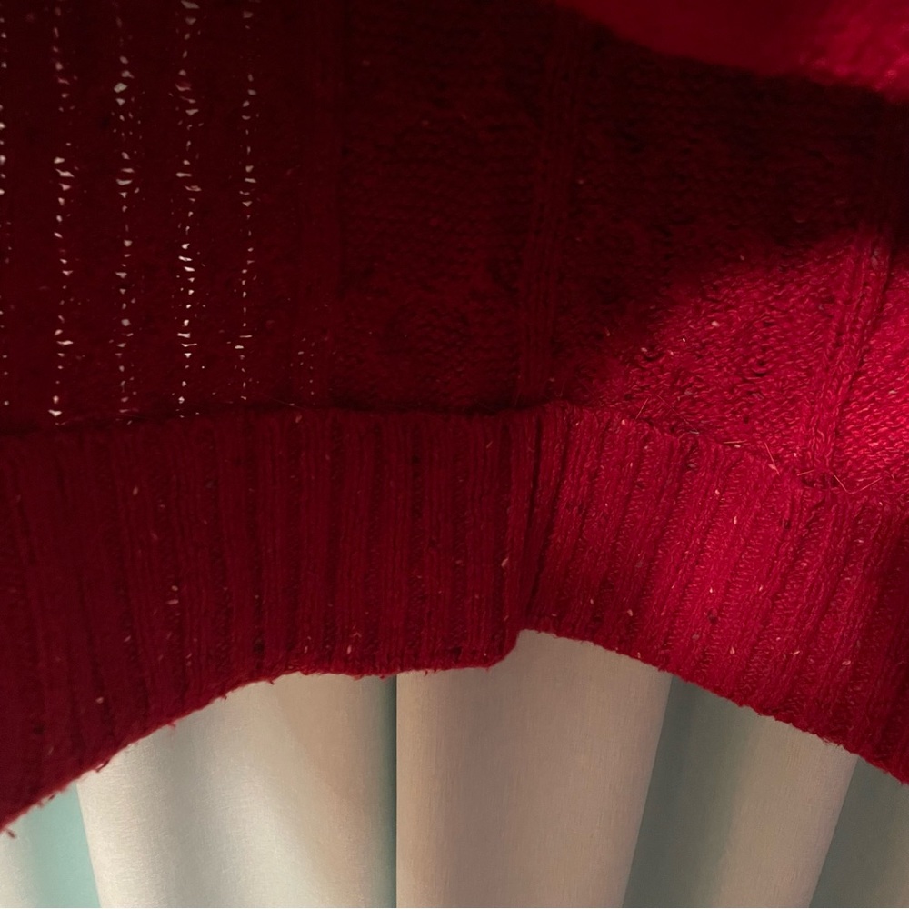 St. Johns Bay Red Womens Sweater - Picture 5 of 5